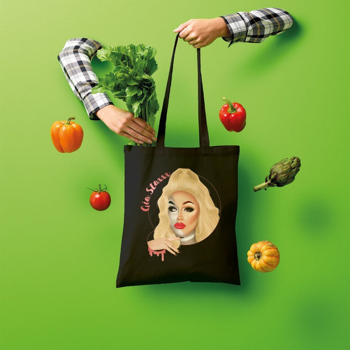 Gia Staxx "Illustration" Shopper TOTE BAG - dragqueenmerch