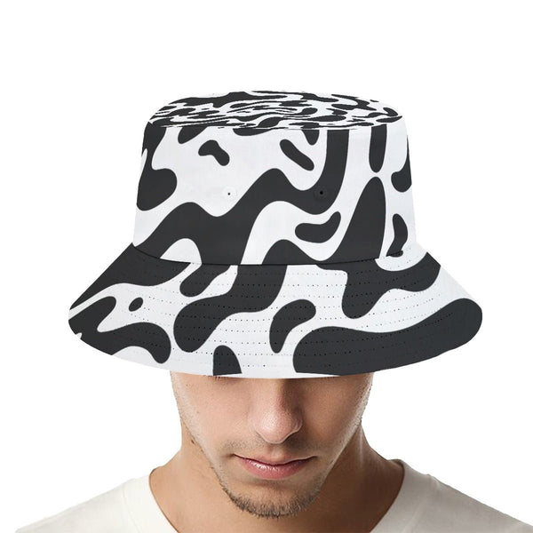 GROOVY ZEBRA BUCKET HAT - dragqueenmerch