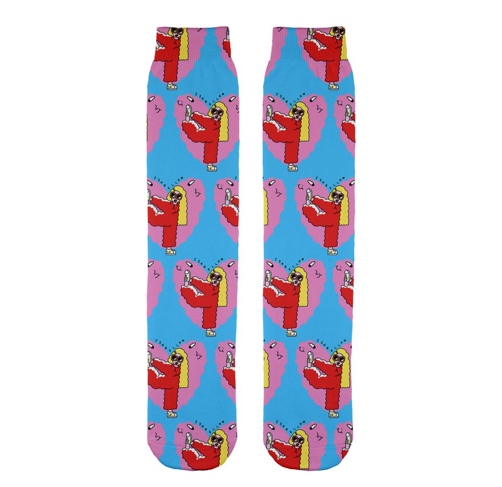 ISABELLA "LOVE" TUBE SOCKS - dragqueenmerch
