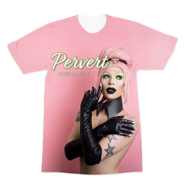 JAMES MAJESTY "PERVERT" ﻿ALL OVER PRINT T-SHIRT - dragqueenmerch