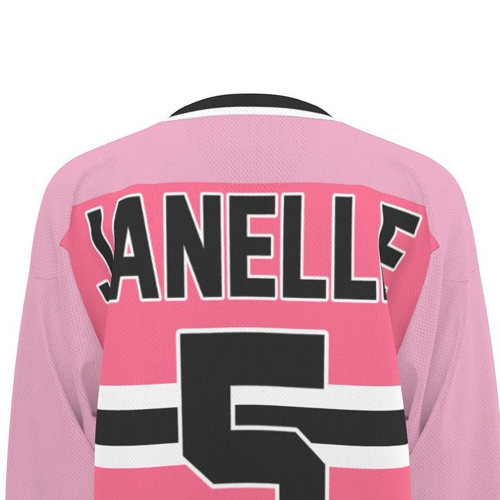 Janella No. 5 - 5 Hockey Jersey - dragqueenmerch