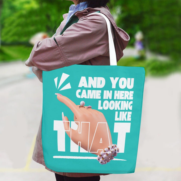 Janelle No. 5 - Looking Like That Jumbo Tote - dragqueenmerch