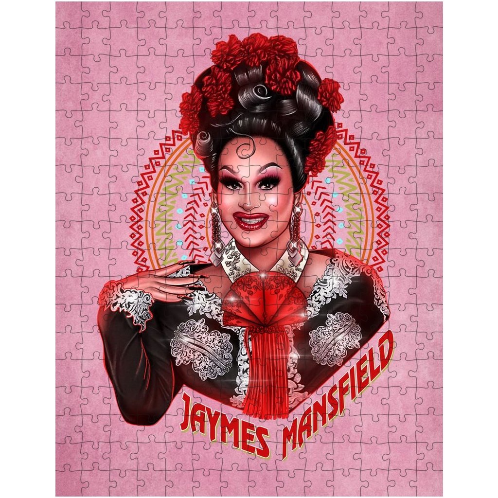 Jaymes Mansfield - Holy Roses Jigsaw Puzzle - dragqueenmerch