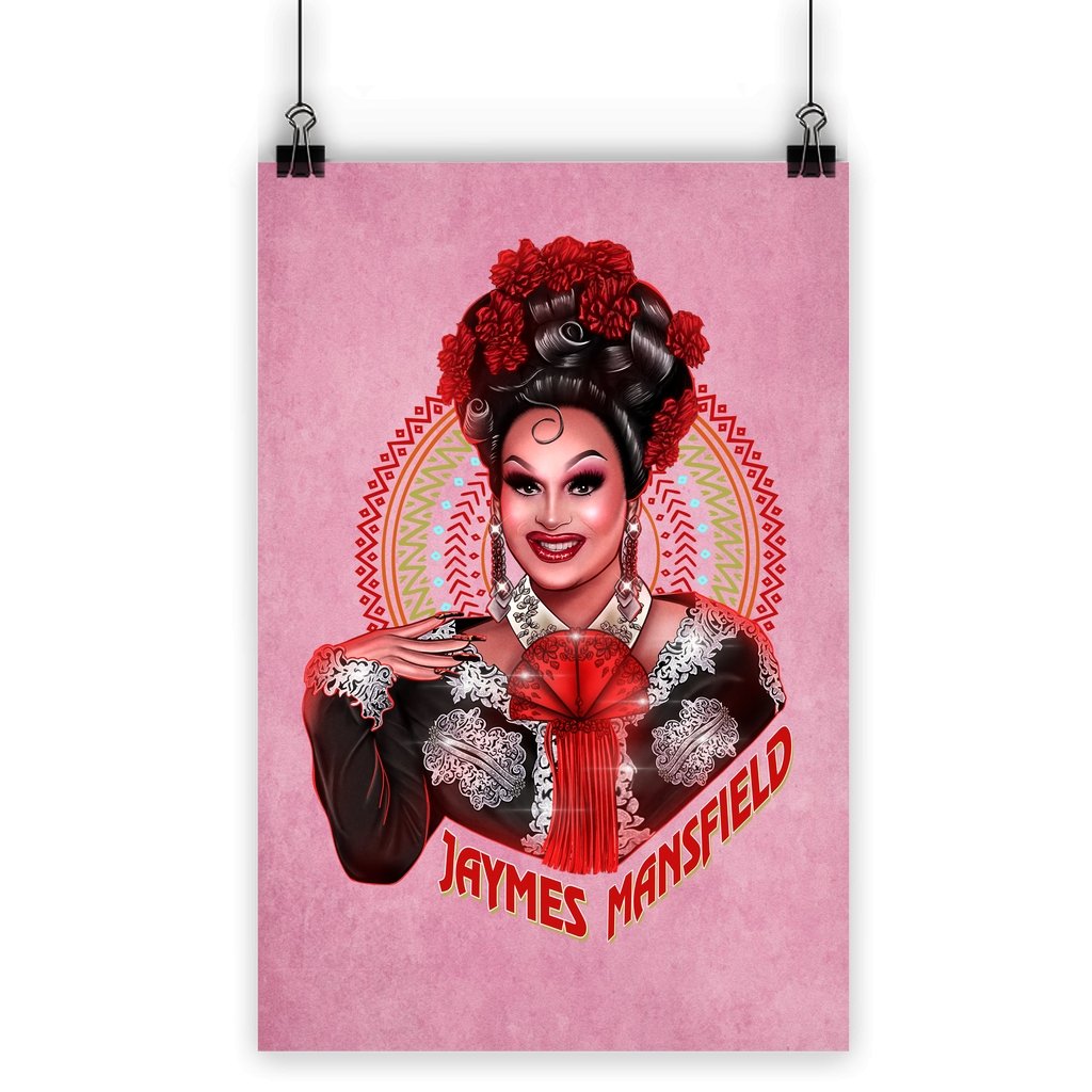 Jaymes Mansfield - Holy Roses Poster - dragqueenmerch