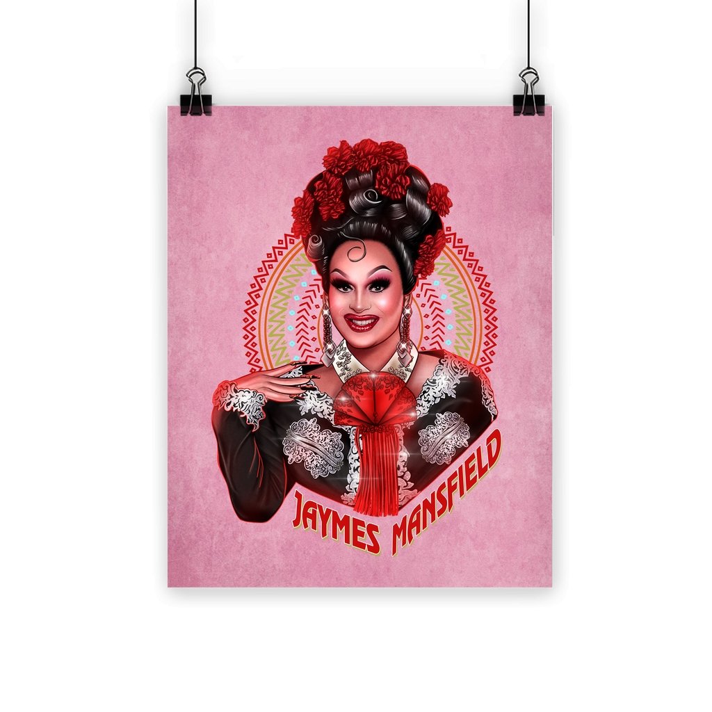 Jaymes Mansfield - Holy Roses Poster - dragqueenmerch