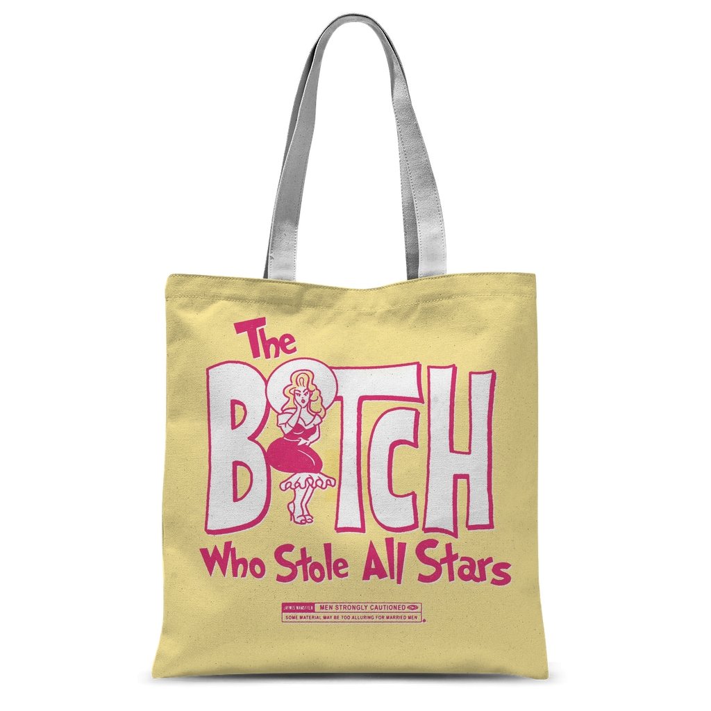 Jaymes Mansfield - The B*tch who stole All Stars All Over Print Tote Bag - dragqueenmerch