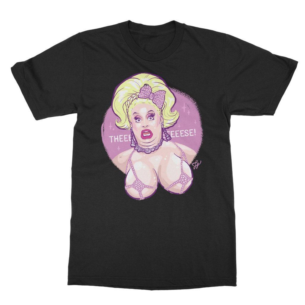 Jaymes Mansfield - Theeeeeeese T-Shirt - dragqueenmerch