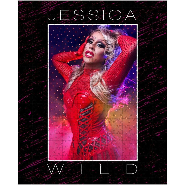 Jessica Wild - Red Box Jigsaw Puzzle - dragqueenmerch