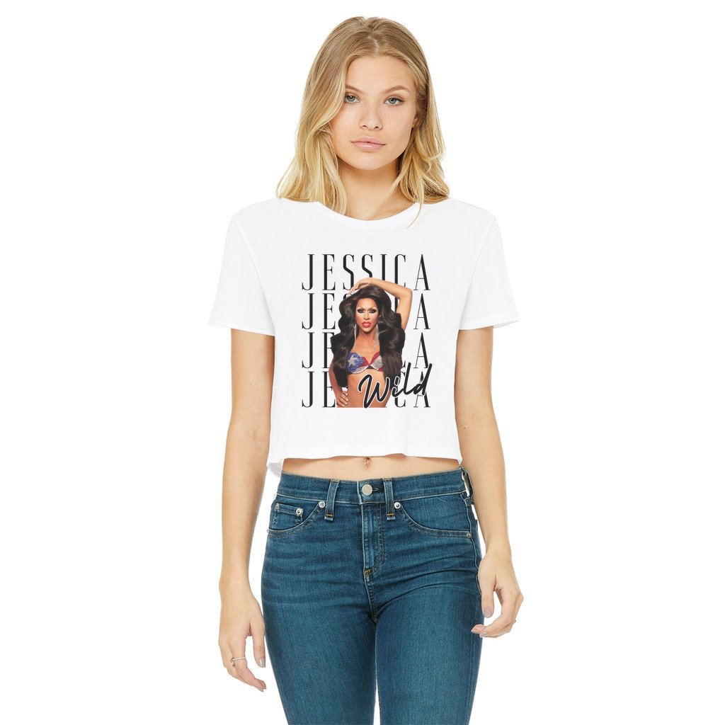 Jessica Wild - Repeat Signature Crop T-Shirt - dragqueenmerch