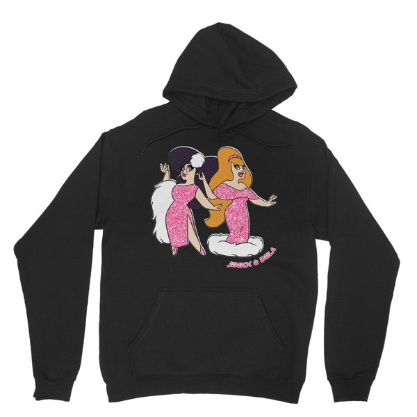 JINKS & DELA HOLIDAY SPECIAL - THE CLASSIC! - HOODIE - dragqueenmerch