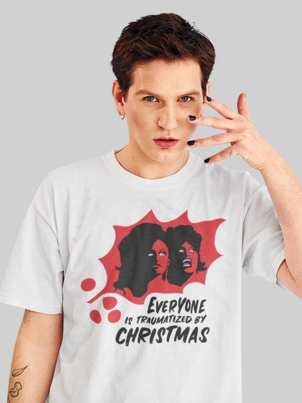 JINKX & DELA HOLIDAY SPECIAL "CHRISTMAS" T-SHIRT (WHITE) - dragqueenmerch