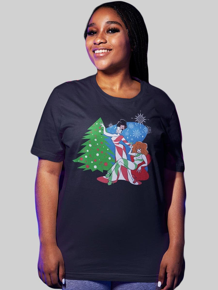 JINKX & DELA HOLIDAY SPECIAL "OH CHRISTMAS TREE" T-SHIRT - dragqueenmerch