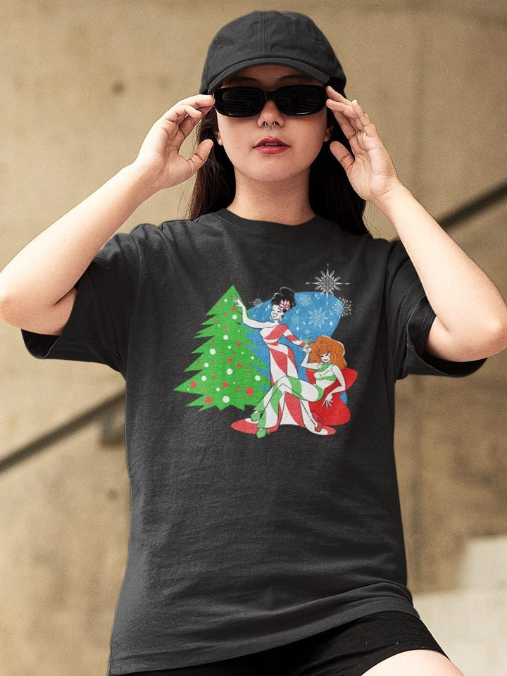 JINKX & DELA HOLIDAY SPECIAL "OH CHRISTMAS TREE" T-SHIRT - dragqueenmerch