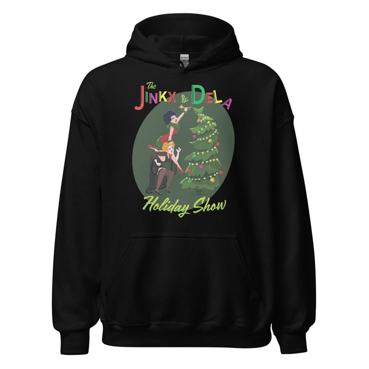 JInkx x Dela - Holiday Show 23 Tree Topper Hoodie - dragqueenmerch
