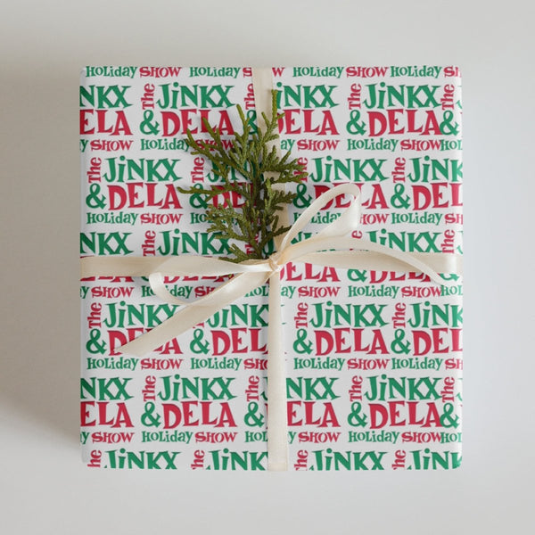 Jinkx x Dela - Holiday Show Wrapping paper sheets - dragqueenmerch