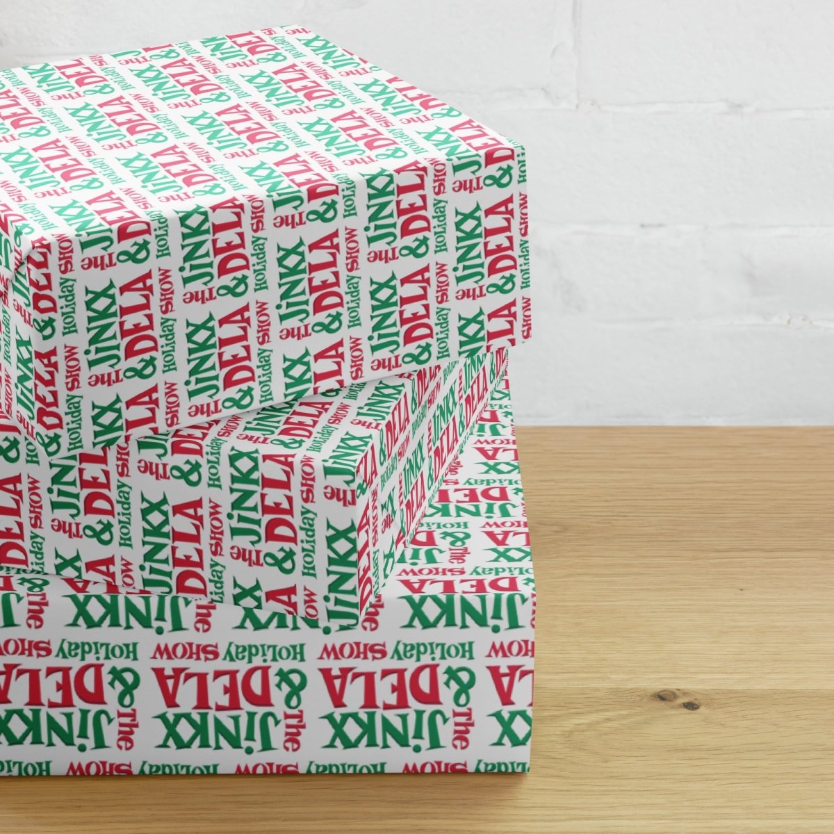 Jinkx x Dela - Holiday Show Wrapping paper sheets - dragqueenmerch