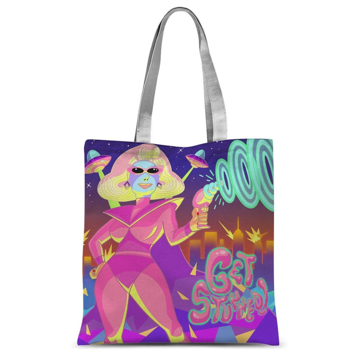 Juno Birch - Get Stunned Logo All Over Print Tote Bag - dragqueenmerch