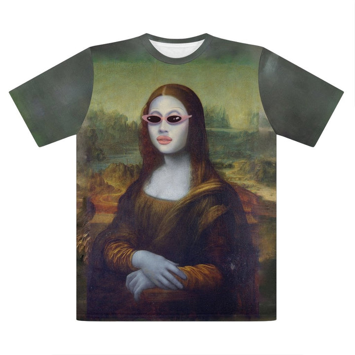 Juno Birch - Mona Lisa Premium All Over Print T-Shirt - dragqueenmerch