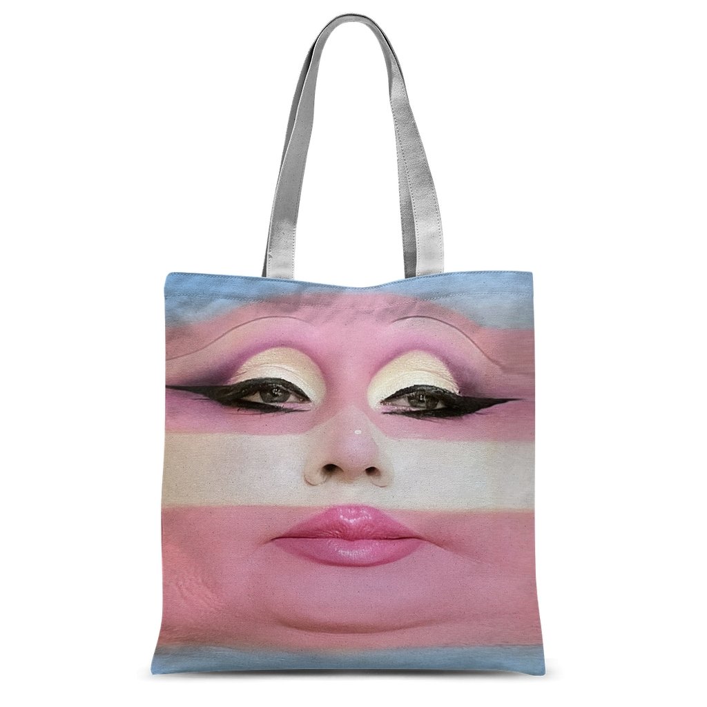 Juno Birch - Trans Pride Mood All Over Print Tote Bag - dragqueenmerch