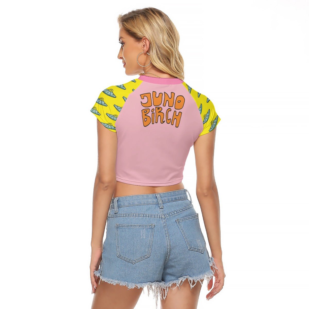Juno Birch - UFO Baseball Crop T-Shirt - dragqueenmerch