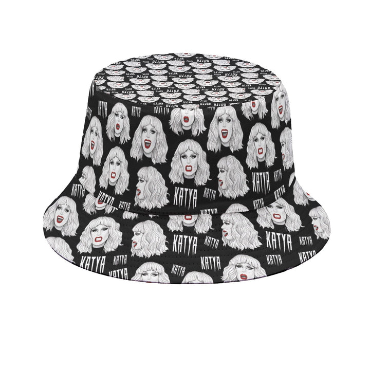KATYA - ALL OVER PRINT BUCKET HAT - dragqueenmerch