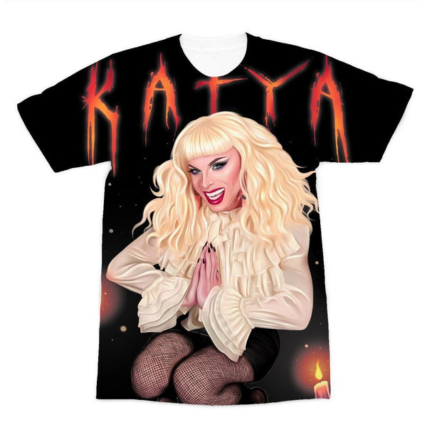 KATYA "BEAU KAUFMAN ILLUSTRATION" ALL OVER PRINT T-SHIRT