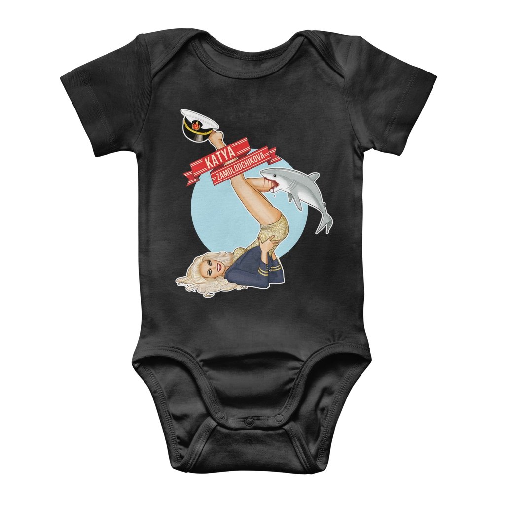 Katya "Bite Me" copy Classic Baby Onesie Bodysuit - dragqueenmerch