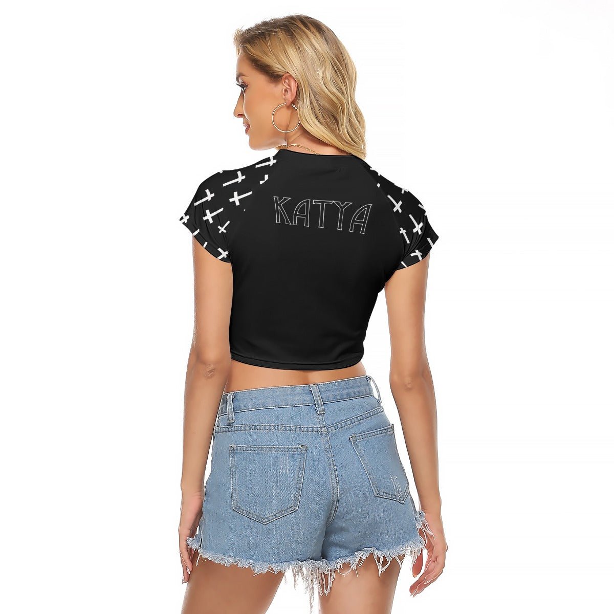 Katya - Black Metal 2.0 Baseball Crop T-Shirt - dragqueenmerch