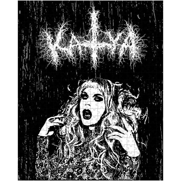 Katya - Black Metal Jigsaw Puzzle - dragqueenmerch