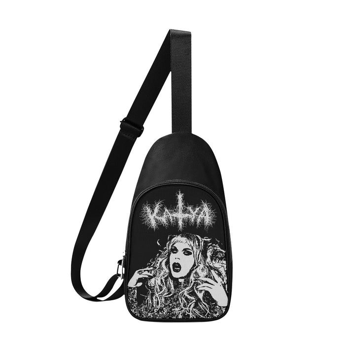 Katya - Black Metal Shoulder Bag - dragqueenmerch