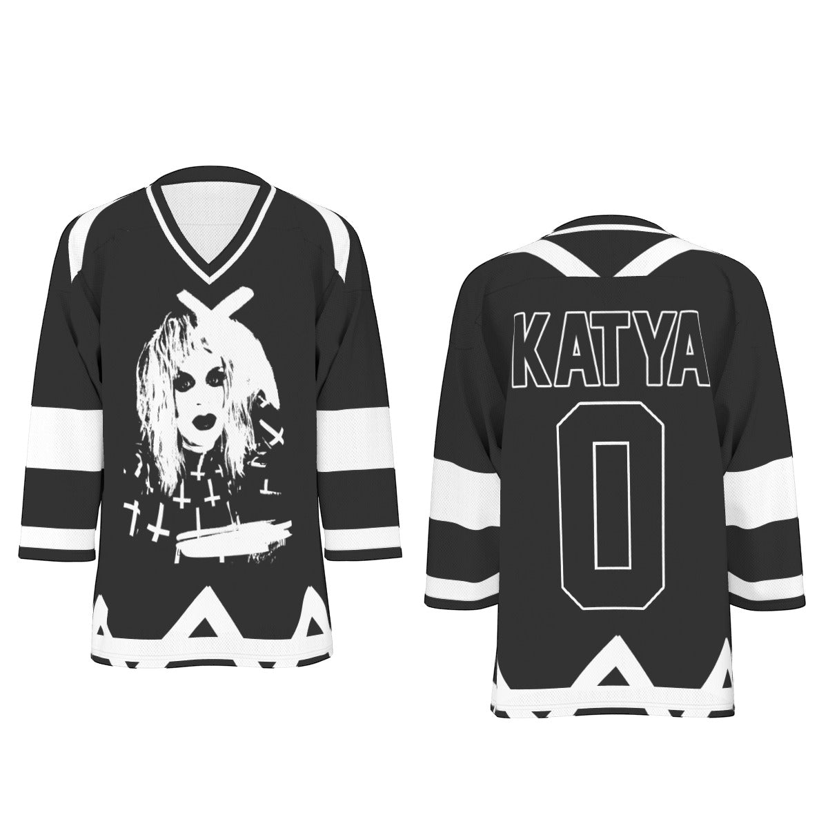Katya - Metal 2.0 Hockey Jersey - dragqueenmerch