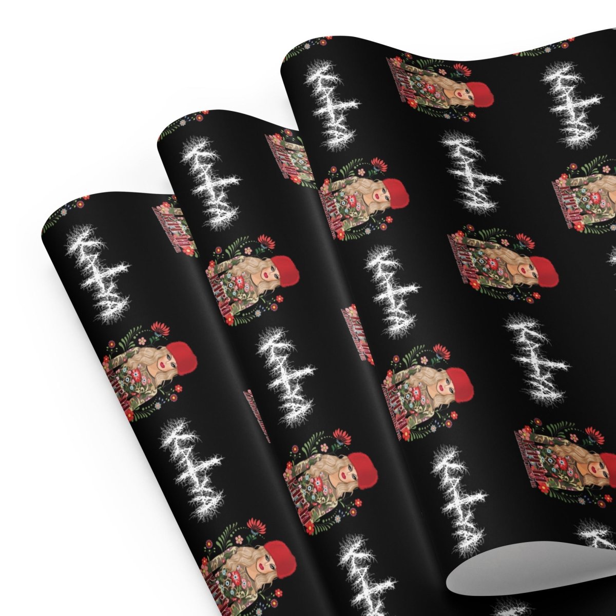 Katya - Pattern Wrapping paper sheets - dragqueenmerch