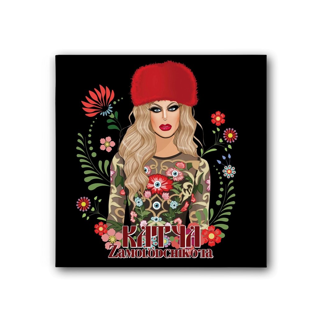 Katya Zamolodchikova Canvas Print - dragqueenmerch