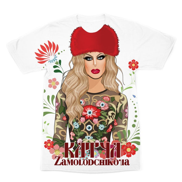Katya Zamolodchikova Portrait ALL OVER PRINT T-SHIRT