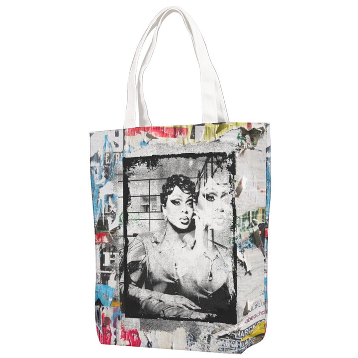 Kennedy Davenport - B/W Photo Jumbo Tote Bag - dragqueenmerch