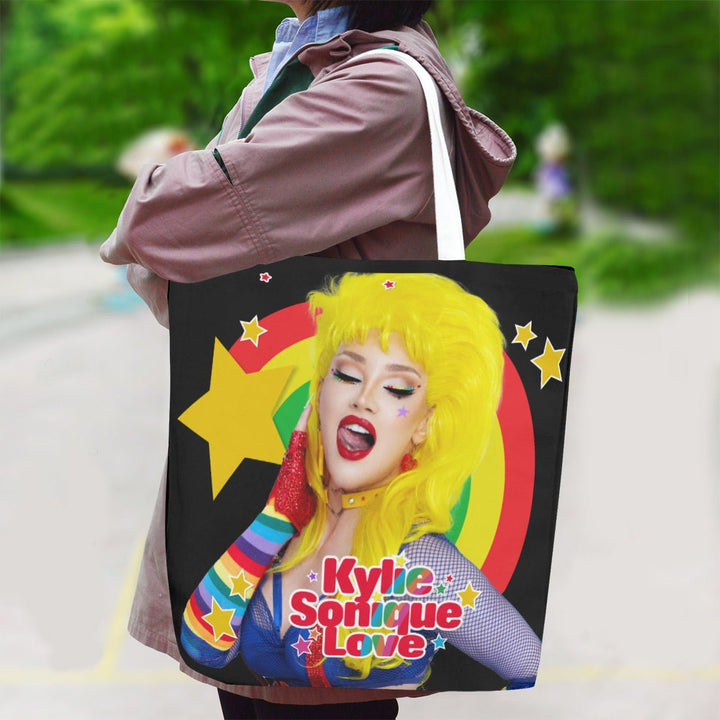 Kylie Sonique Love - True Colors Jumbo Canvas Tote Bag - dragqueenmerch