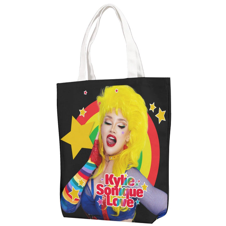 Kylie Sonique Love - True Colors Jumbo Canvas Tote Bag - dragqueenmerch