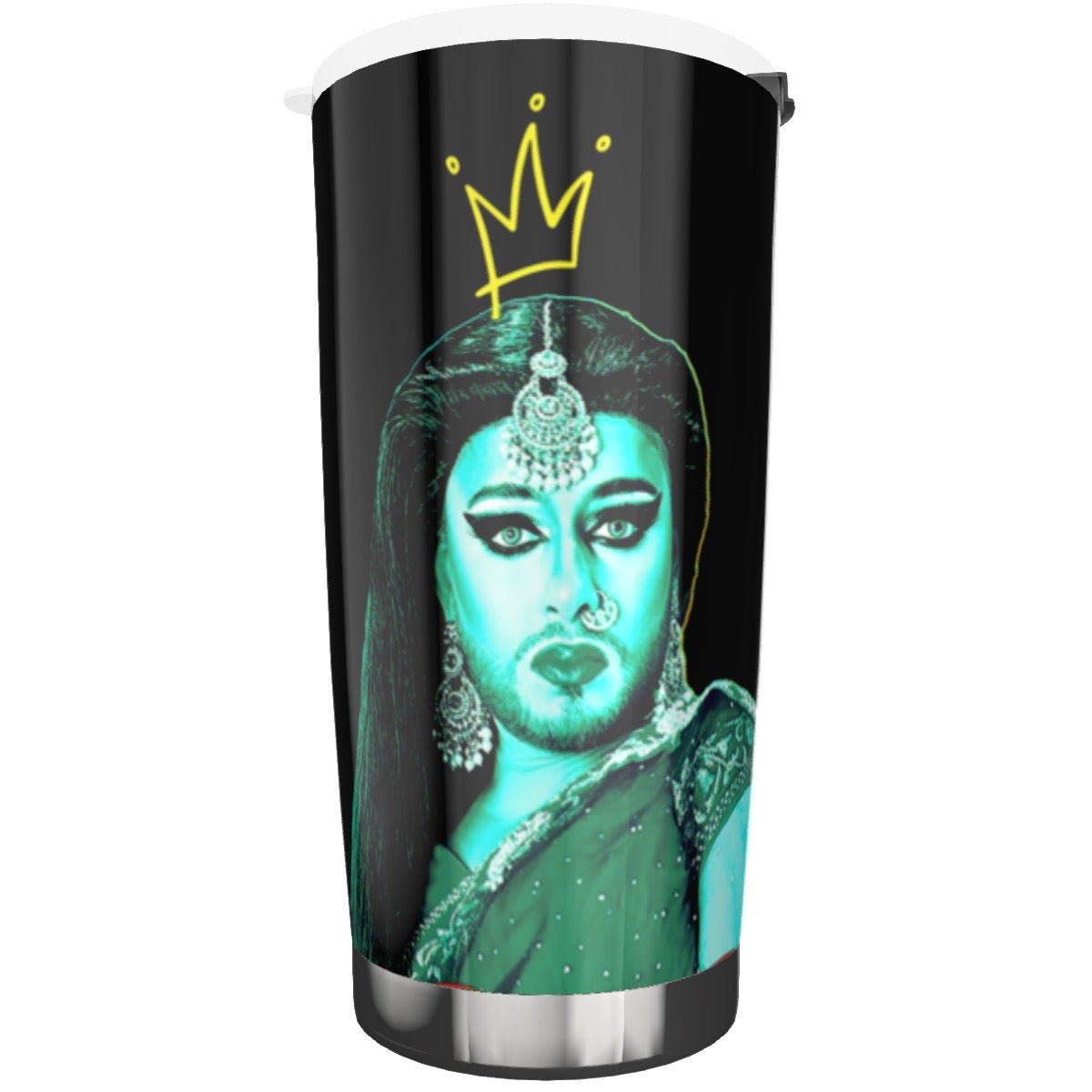 Lady Bushra - Repeat Logo 20 oz Tumbler - dragqueenmerch