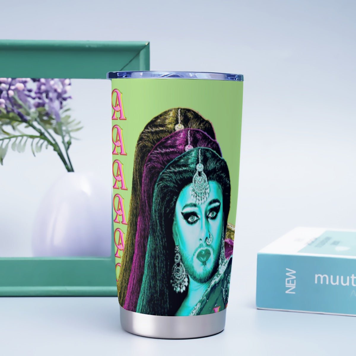 Lady Bushra - Repeat Logo 20oz Tumbler - dragqueenmerch
