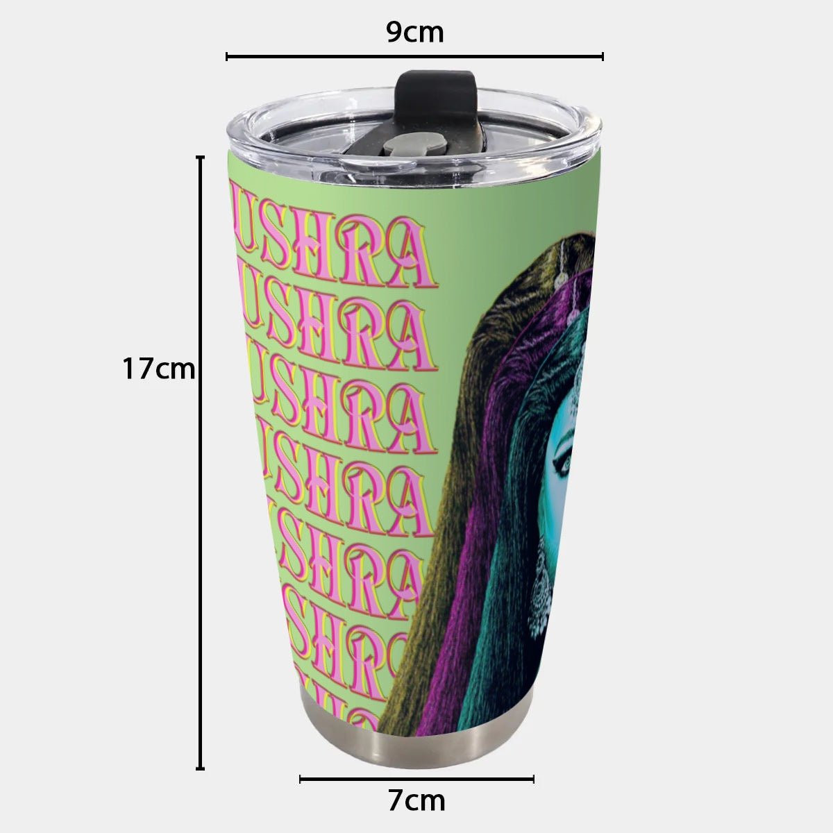 Lady Bushra - Repeat Logo 20oz Tumbler - dragqueenmerch
