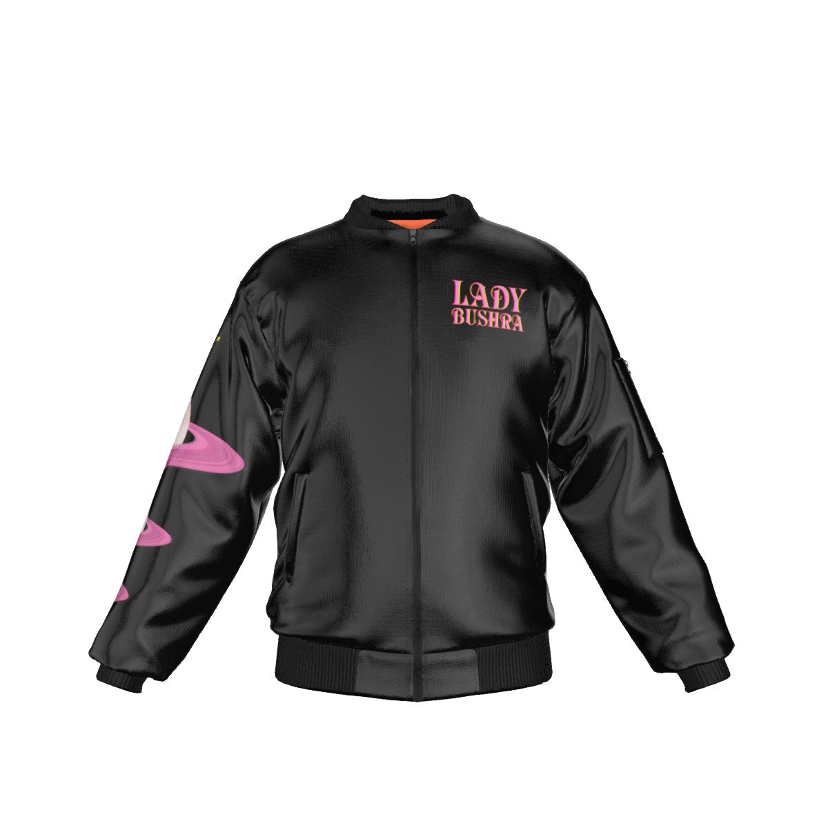 Lady Bushra - Repeat Logo Unisex Bomber Jacket - dragqueenmerch