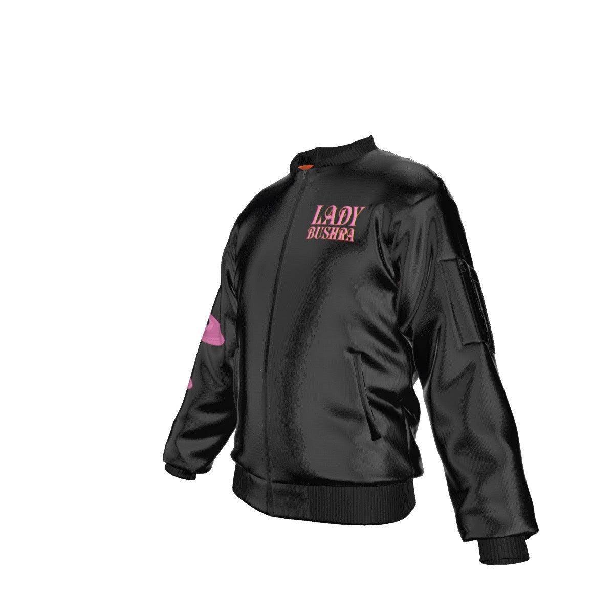 Lady Bushra - Repeat Logo Unisex Bomber Jacket - dragqueenmerch