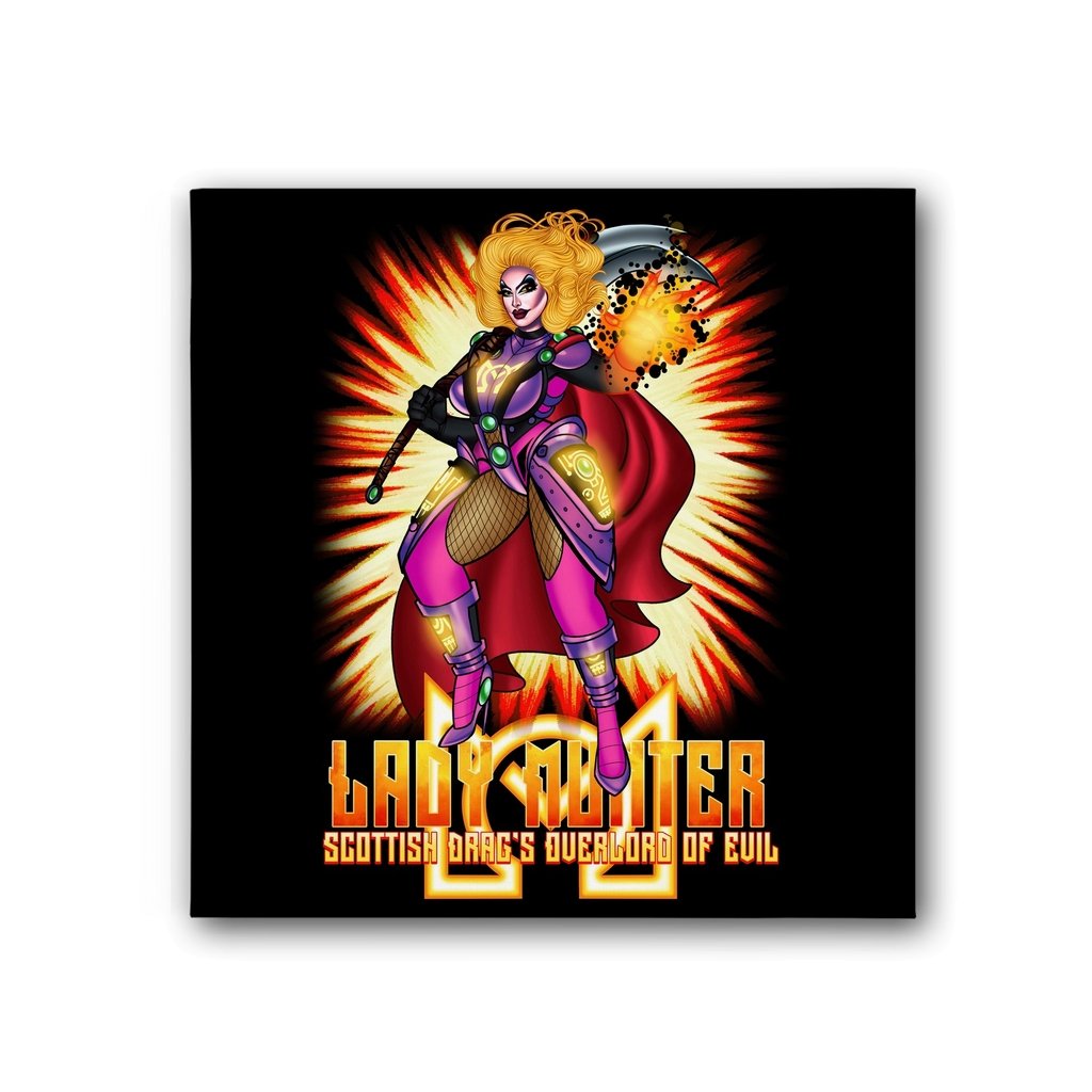 Lady Munter - Micah Souza Canvas Print - dragqueenmerch