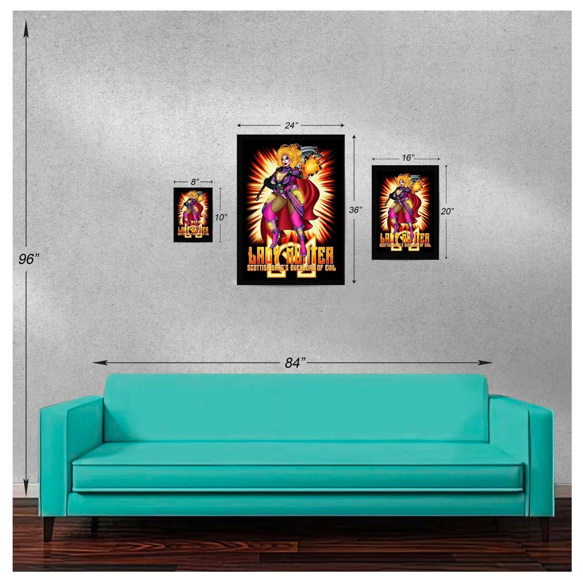 Lady Munter - Micah Souza Poster - dragqueenmerch