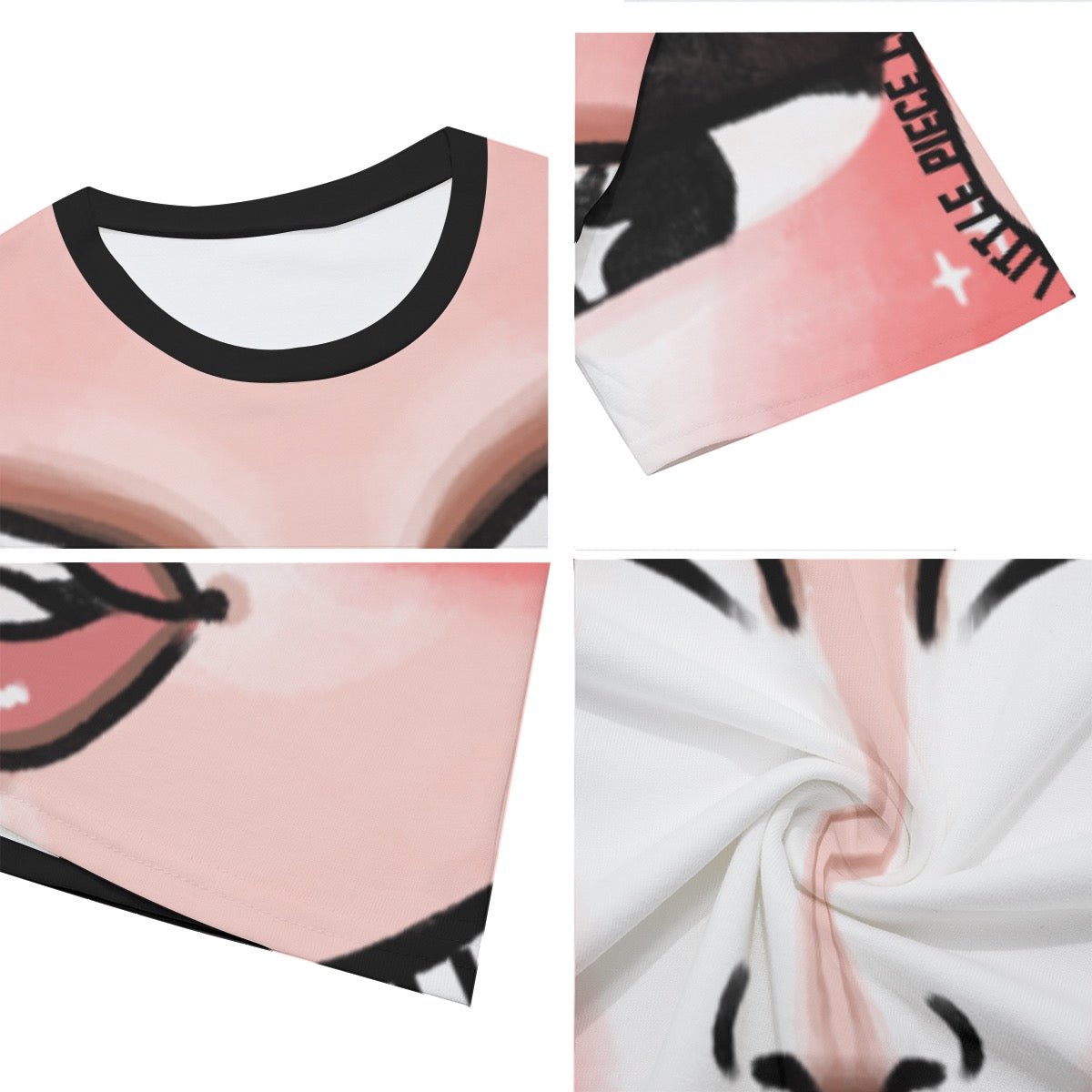 Little Piece - Add Me To The Face Time All Over Print T-Shirt - dragqueenmerch