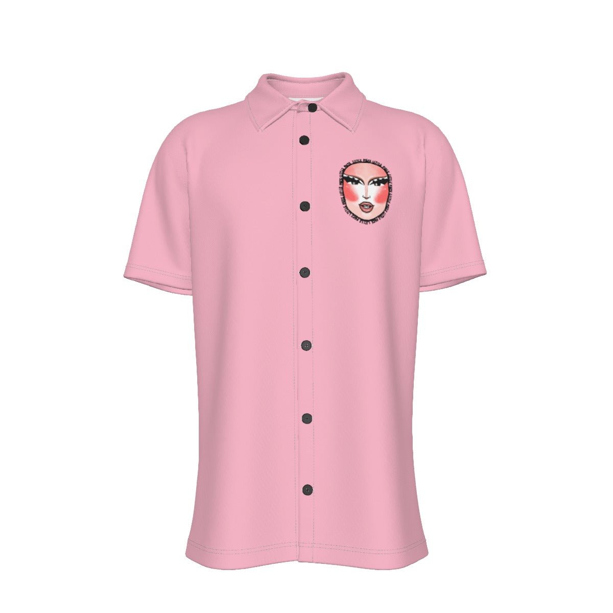 Little Piece - Add Me To The Face Time Button Shirt - dragqueenmerch
