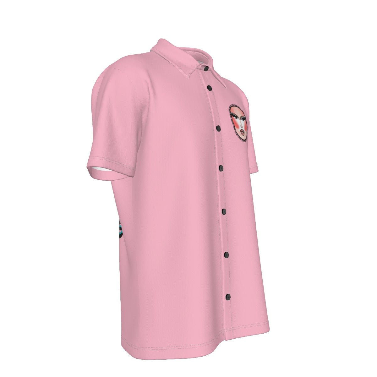 Little Piece - Add Me To The Face Time Button Shirt - dragqueenmerch