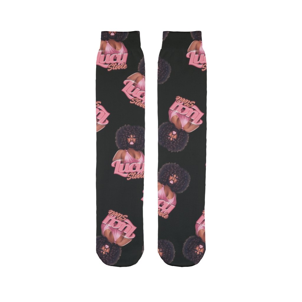Lucy Stoole All Over Print Tube Sock - dragqueenmerch
