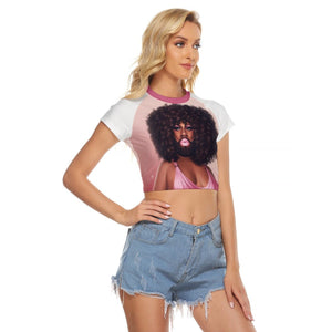 Lucy Stoole - @Leoshki Baseball Crop T-Shirt