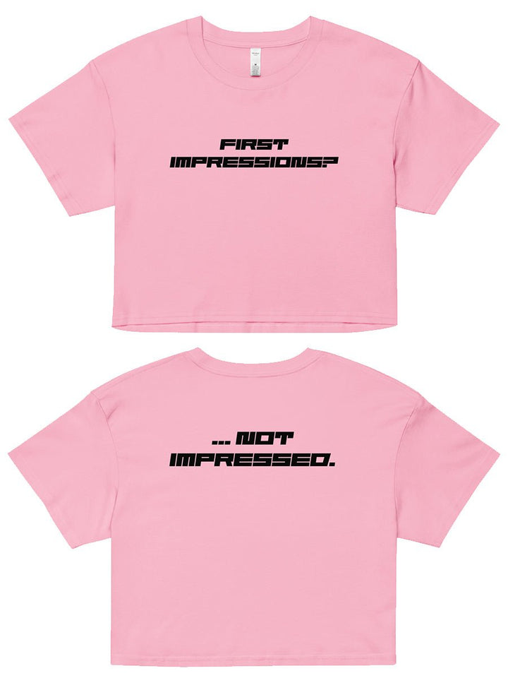 Luna Dubois - First Impressions / Not Impressed crop top - dragqueenmerch